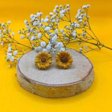 Kolczyki słoneczniki